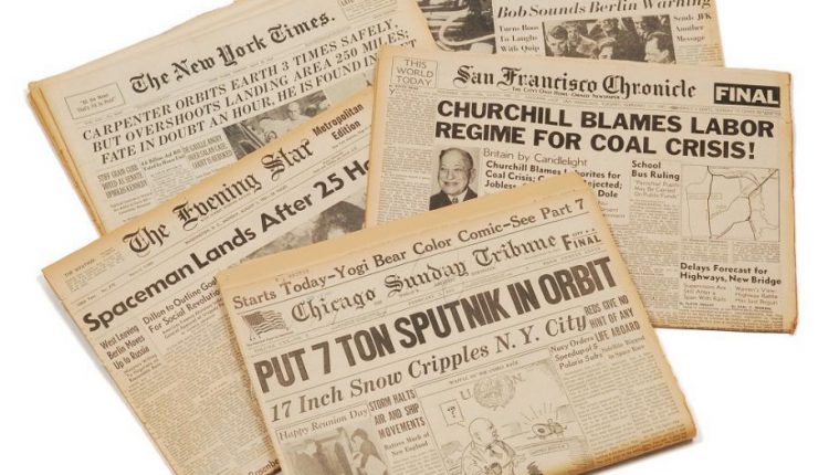 Old newspapers