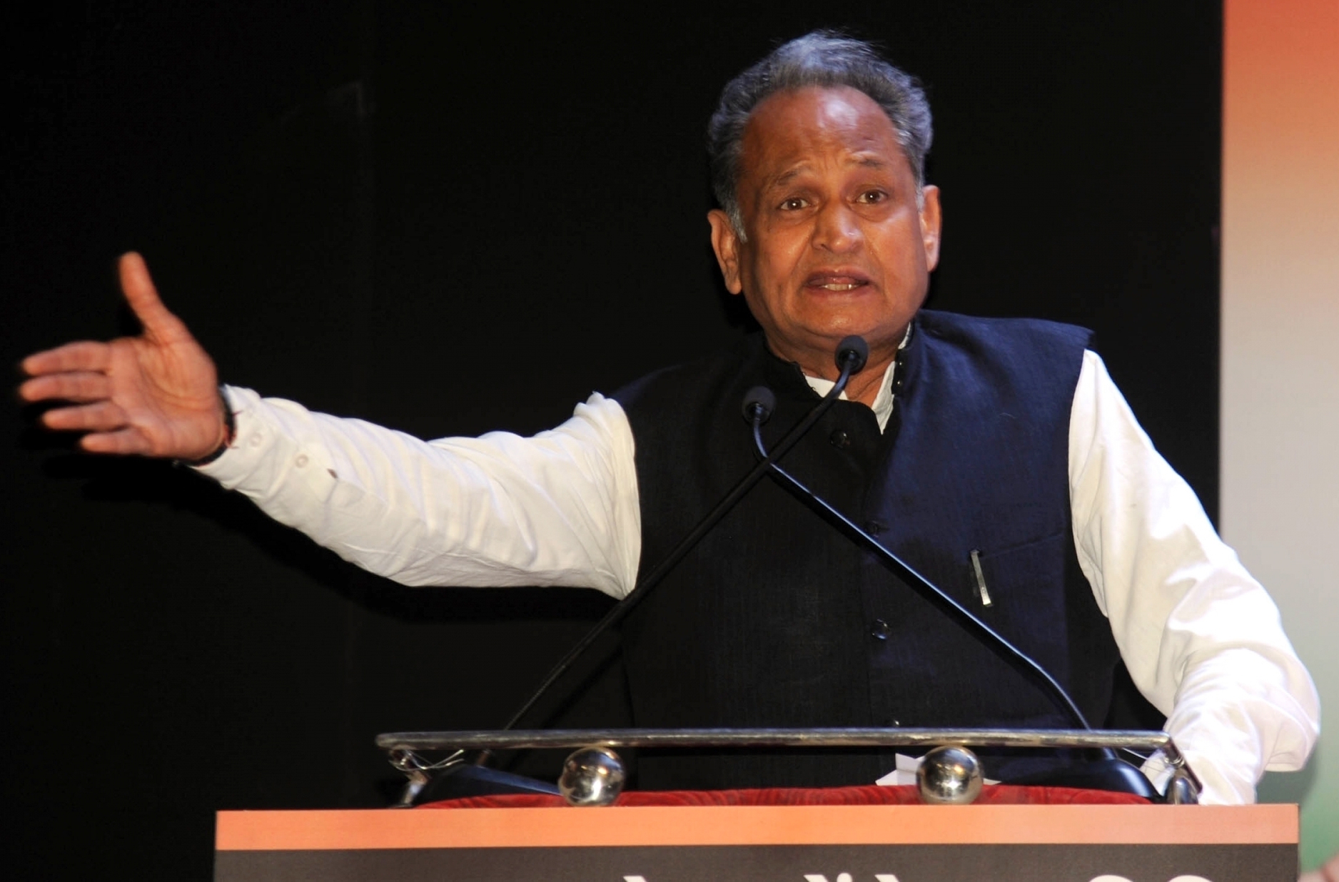 Gehlot reads out old budget