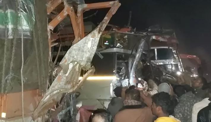 bus, truck collide in Odisha’s Bhadrak
