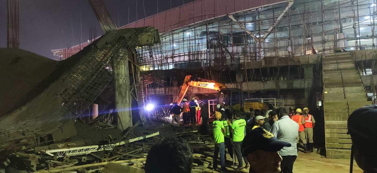 Bhubaneswar airport building collapse