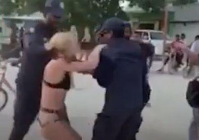 Woman arrested