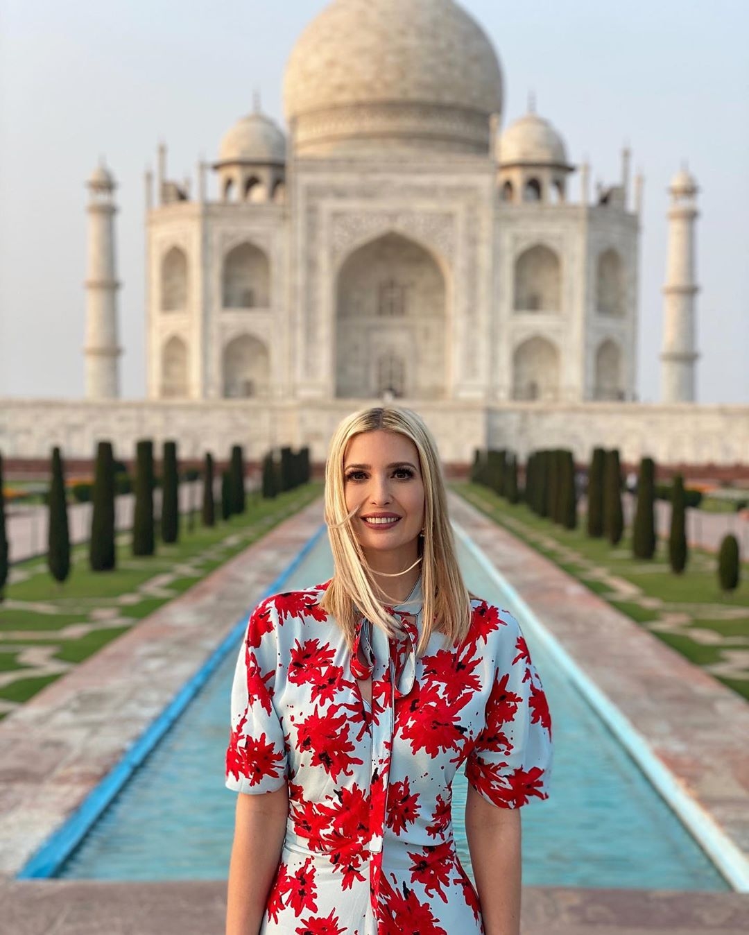 Ivanka Trump's mesmerising Insta photo at Taj Mahal