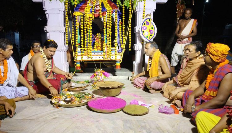 Jhulan yatra of Goddess Biraja held on Dola Purnima in Jajpur