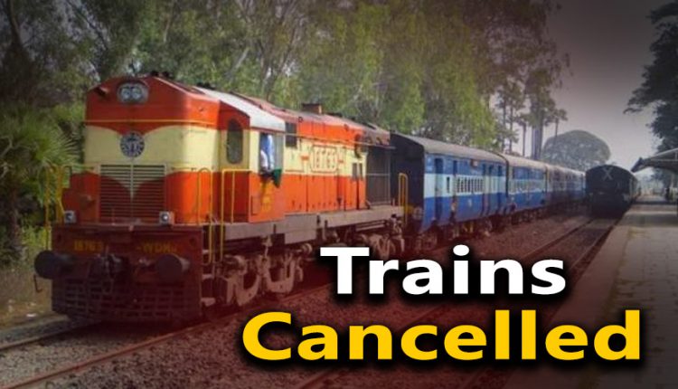 trains cancelled today