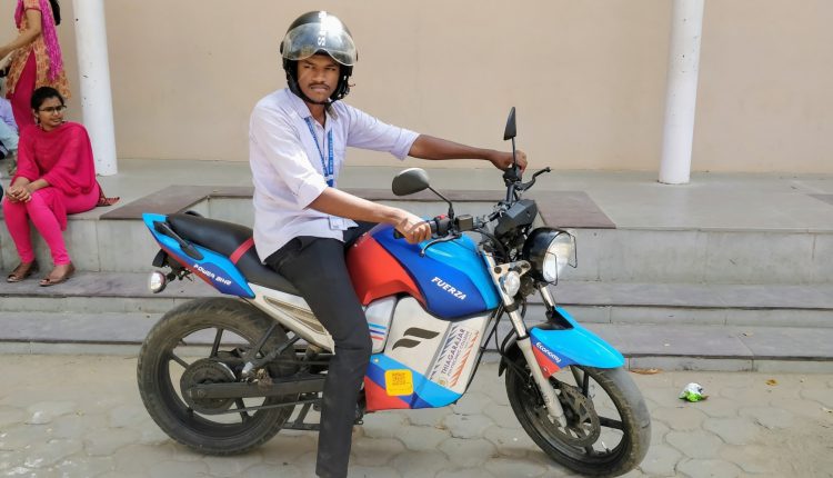 electric bike made by student