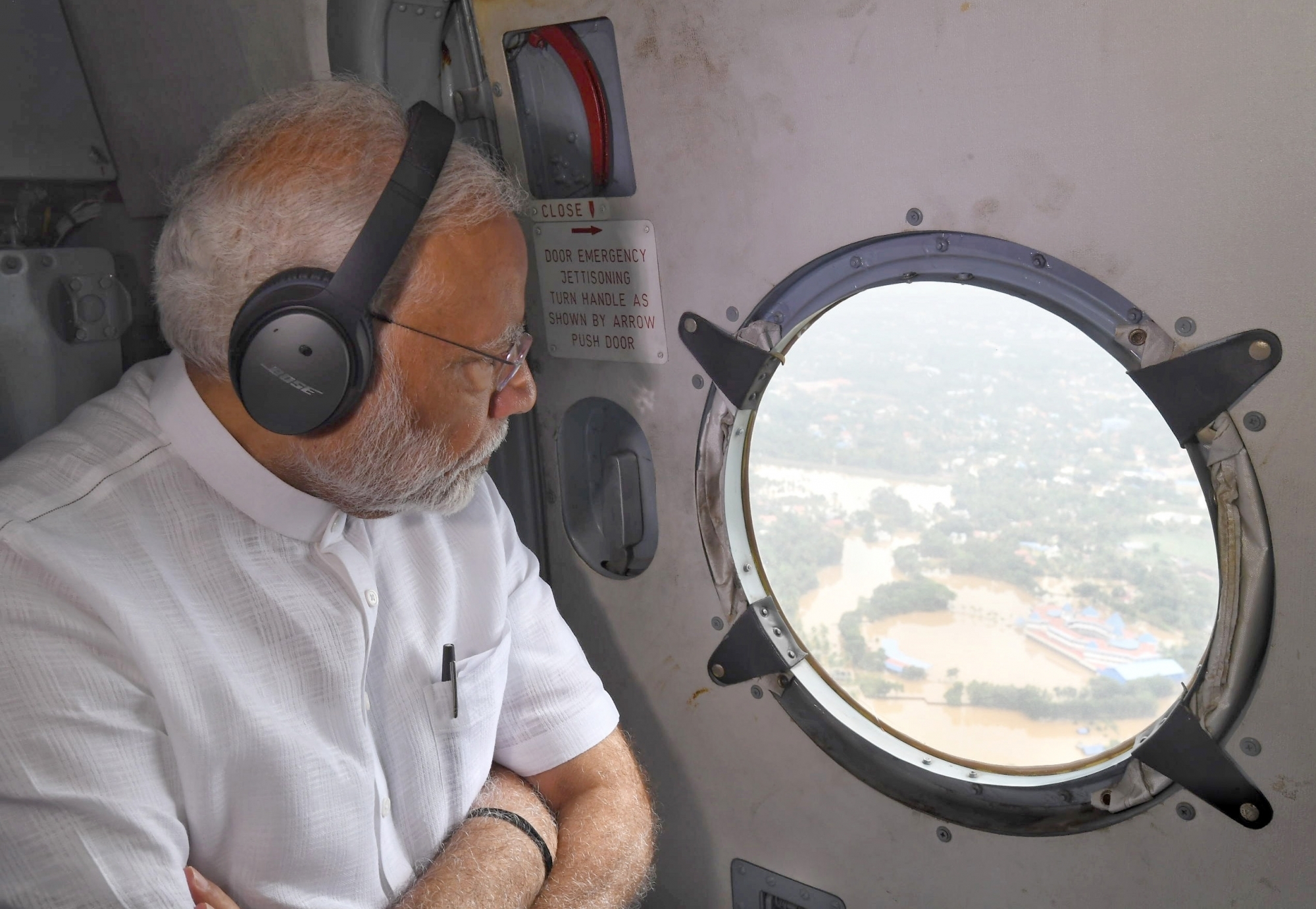 PM Narendra Modi conducted an aerial survey of cyclone Amphan-affected Odisha