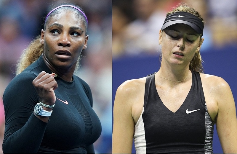 Serena, Sharapova to take part in charity virtual tennis event.
