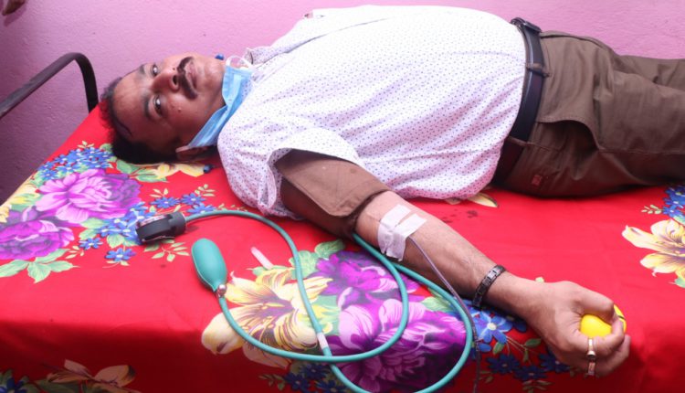 Jajpur District Collector donates blood on his birthday, wins hearts