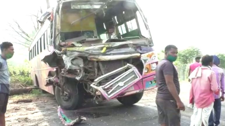 Bus accident in Odisha