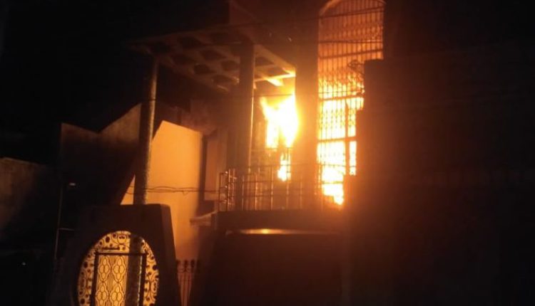 fire in hospital in odisha