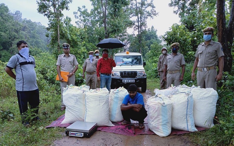 Ganja seized in Gajapati