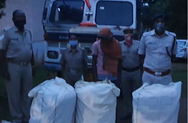 Ganja seized from fuel tank of vehicle in Odisha