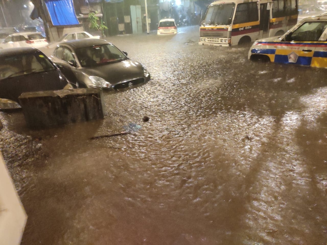Torrential rain in Mumbai