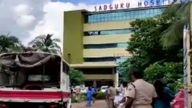 Fire breaks out at Sadguru COVID hospital