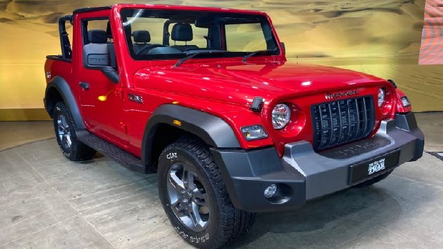Mahindra Thar 2020 to be auctioned