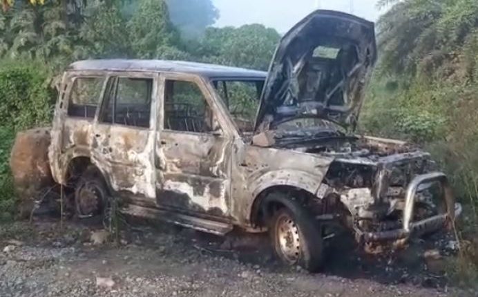 Miscreants Set Car On Fire After Thrashing Three Including Woman In Rourkela
