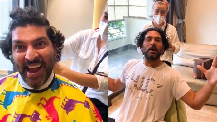 Yuvraj Singh Cuts His Hair After 5 Months Due To COVID-19 Pandemic