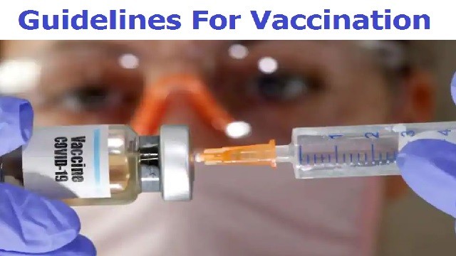 revised guidelines for vaccination