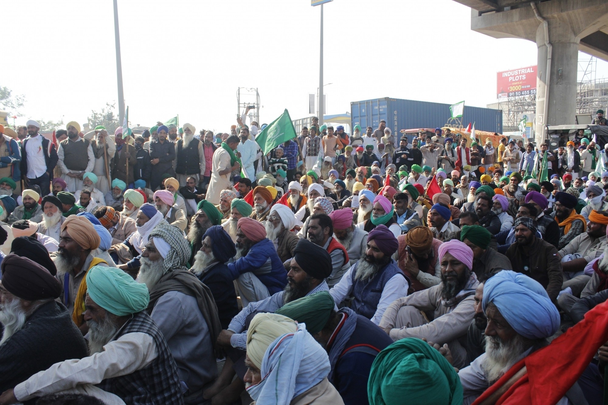 farmers protests at toll plazas