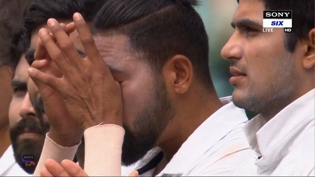 Mohammed Siraj Crying