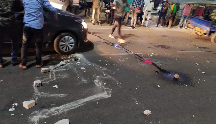 Bomb blast in Kalpana square Bhubaneswar