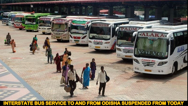 odisha interstate bus suspended