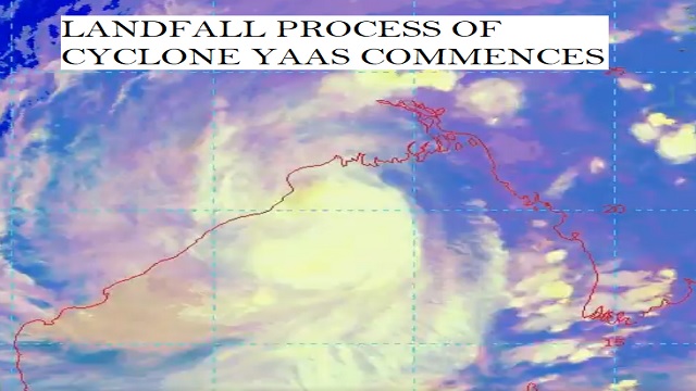 cyclone yaas landfall time