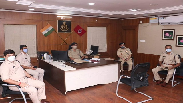 Odisha DGP Abhay Reviews Covid Restrictions Enforcement In Berhampur