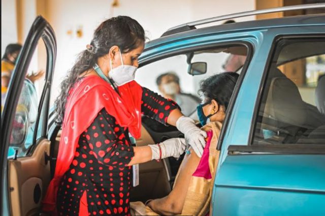 drive in vaccination odisha