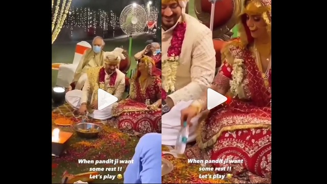 flip the bottle viral wedding video