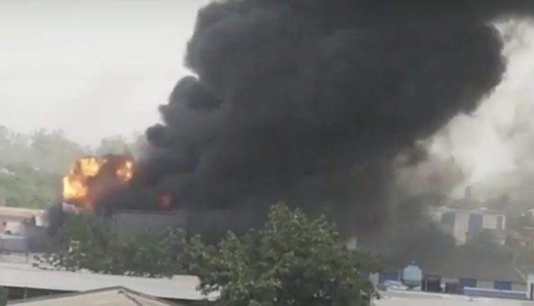 fire in Greater Noida chemical factory