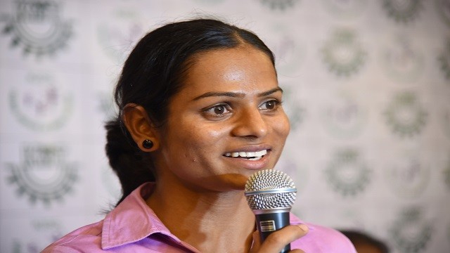 Dutee chand breaks national record in 100m