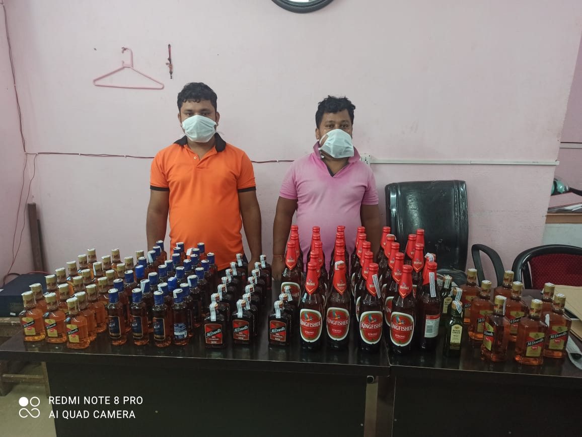Foreign Liquor Seized In Bhubaneswar
