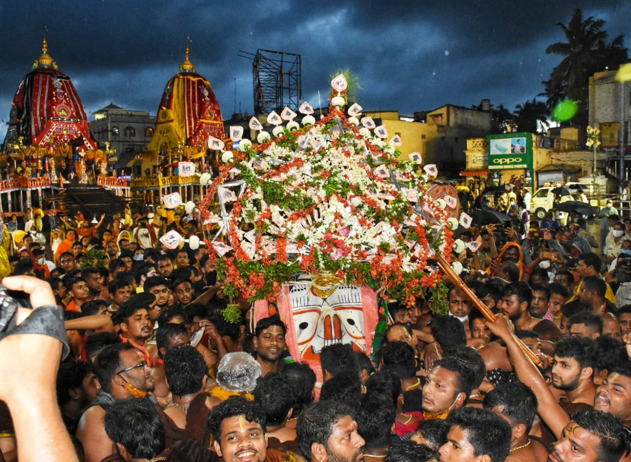 Puri Lord Jagannath in Adapa Mandapa