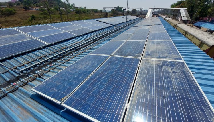 Rooftop solar plant at Koraput Railway Station
