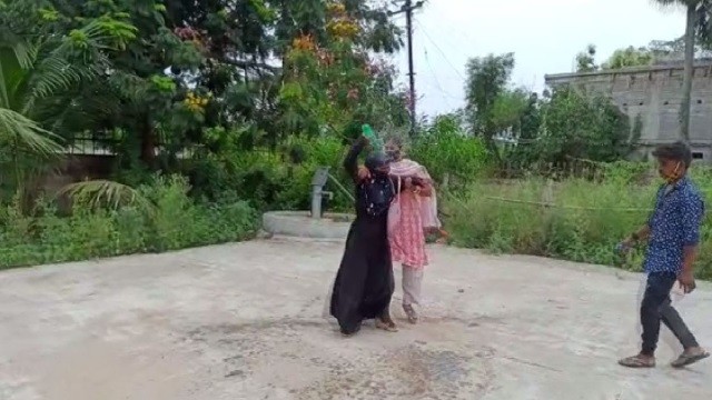 woman attempts self immolation in balasore
