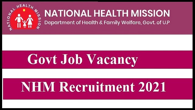 NHM Recruitment 2021