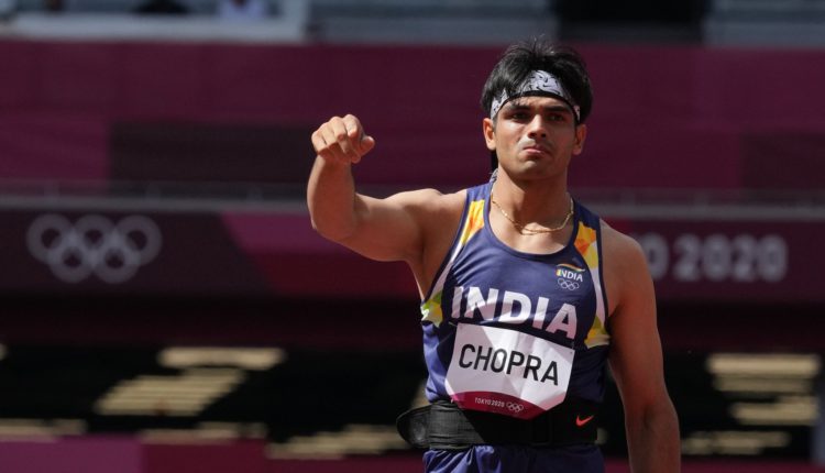 javelin thrower Neeraj Chopra