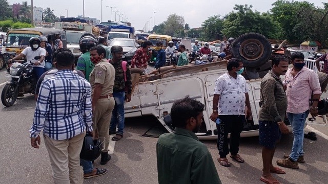 accident in bhubaneswar today