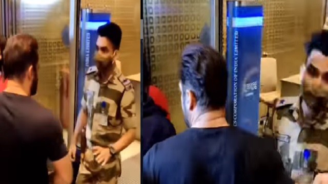 salman khan stopped at mumbai airport