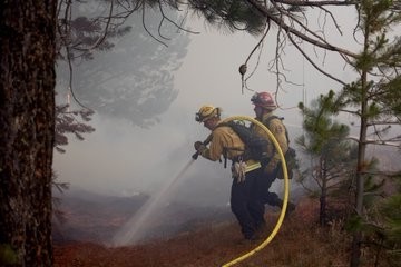 caldor fires in california