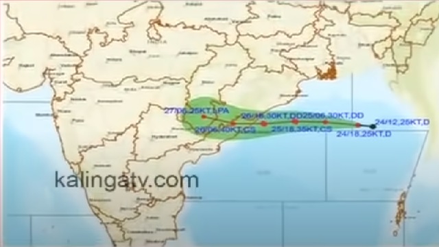 deep depression in bay of bengal