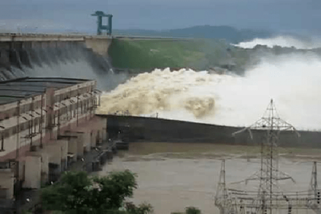 Hirakud Dam opens two more sluice gates
