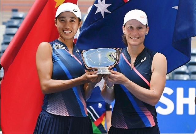 US Open women doubles title