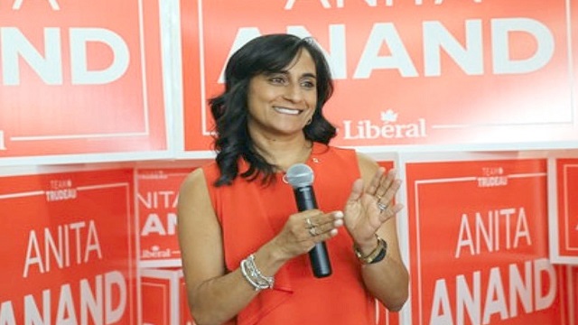 Canada's first Hindu minister Anita Anand