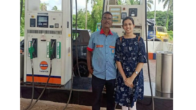 petrol pump attendant daughter