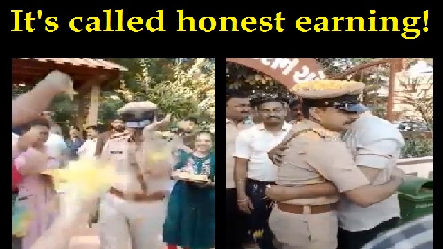 Police Officer Vishal Bhai Patel Farewell Viral Video