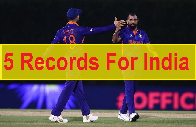 five records indian cricket team set in t20 world cup