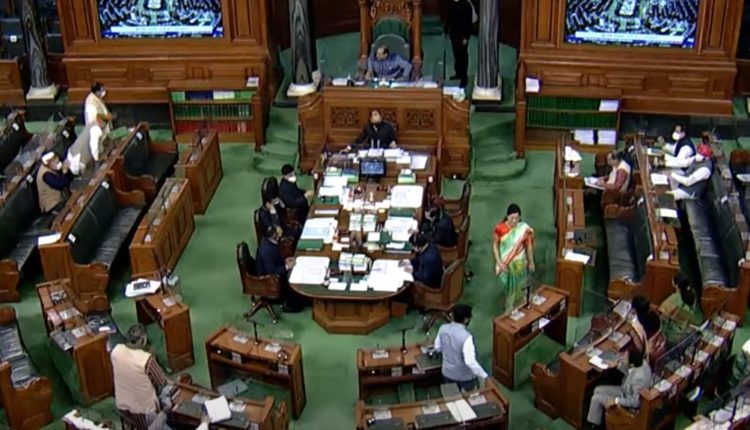 LS adjourned till 12 noon amid protests by Oppn