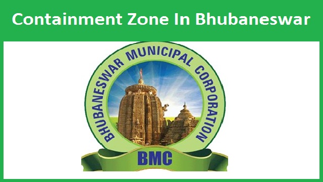 Containment Zone in Bhubaneswar